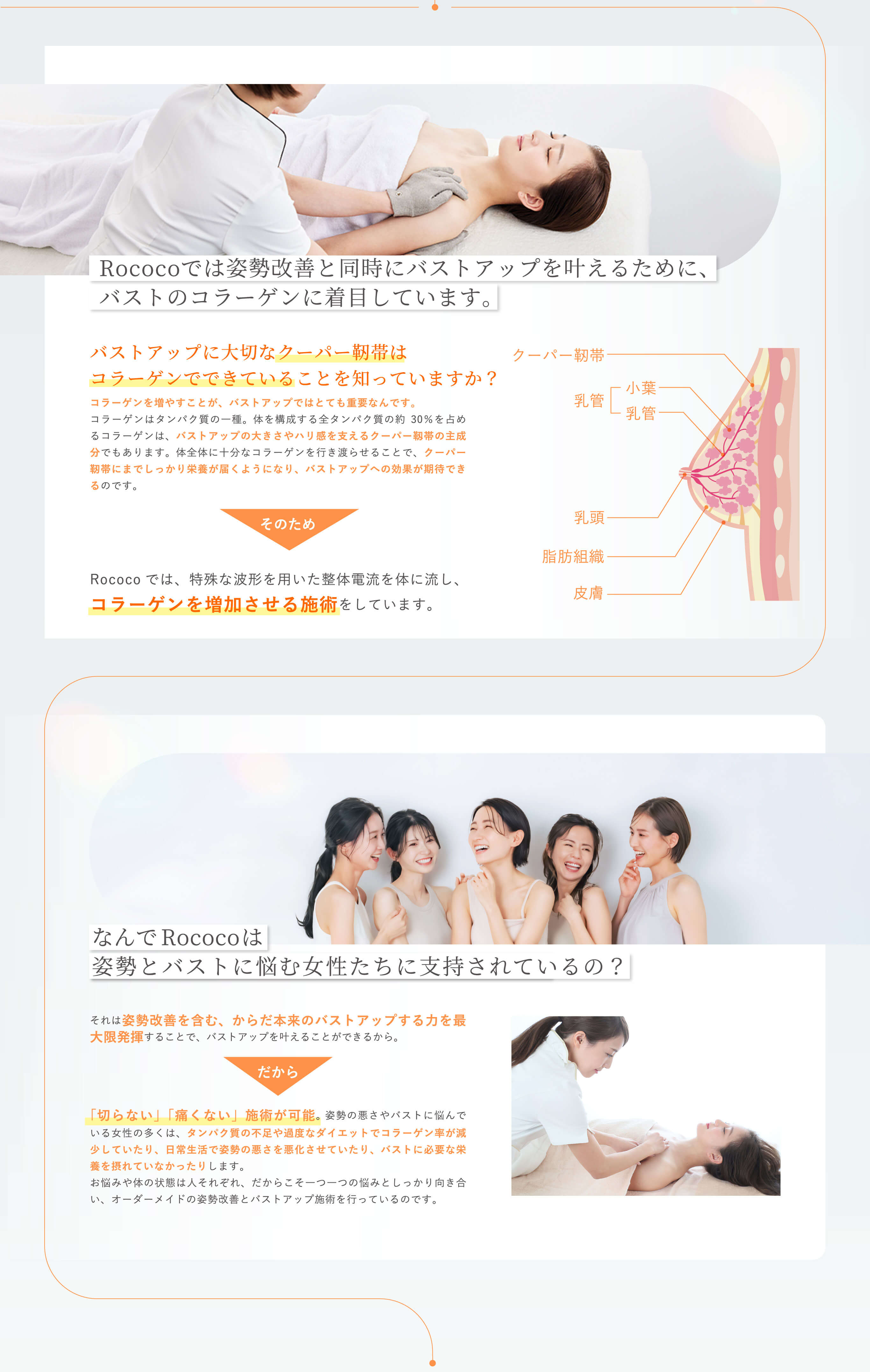 バストのコラーゲン