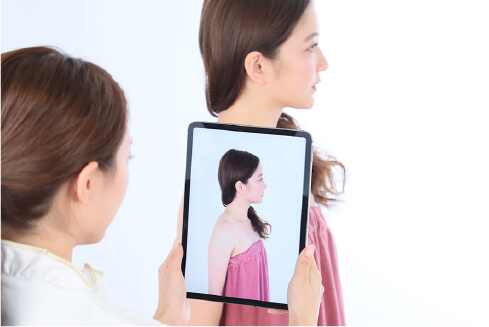 施術前のお写真撮影