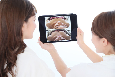 施術後のお写真撮影