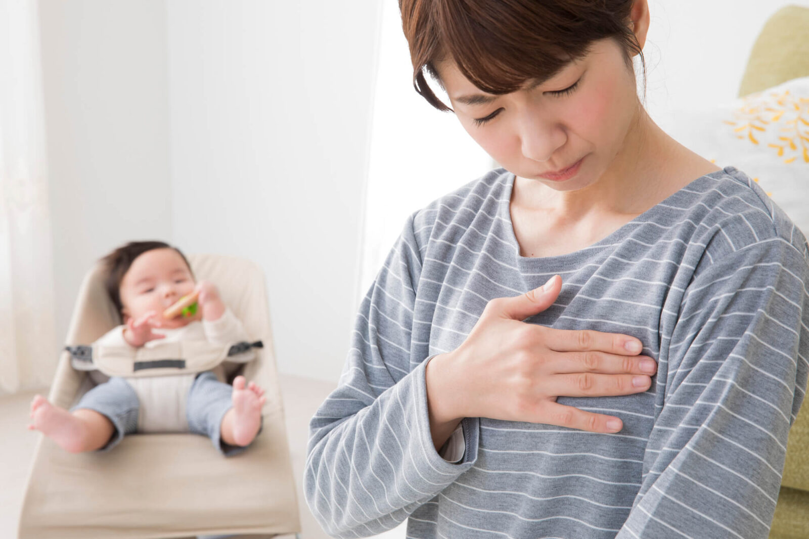 授乳後のバスト変化について