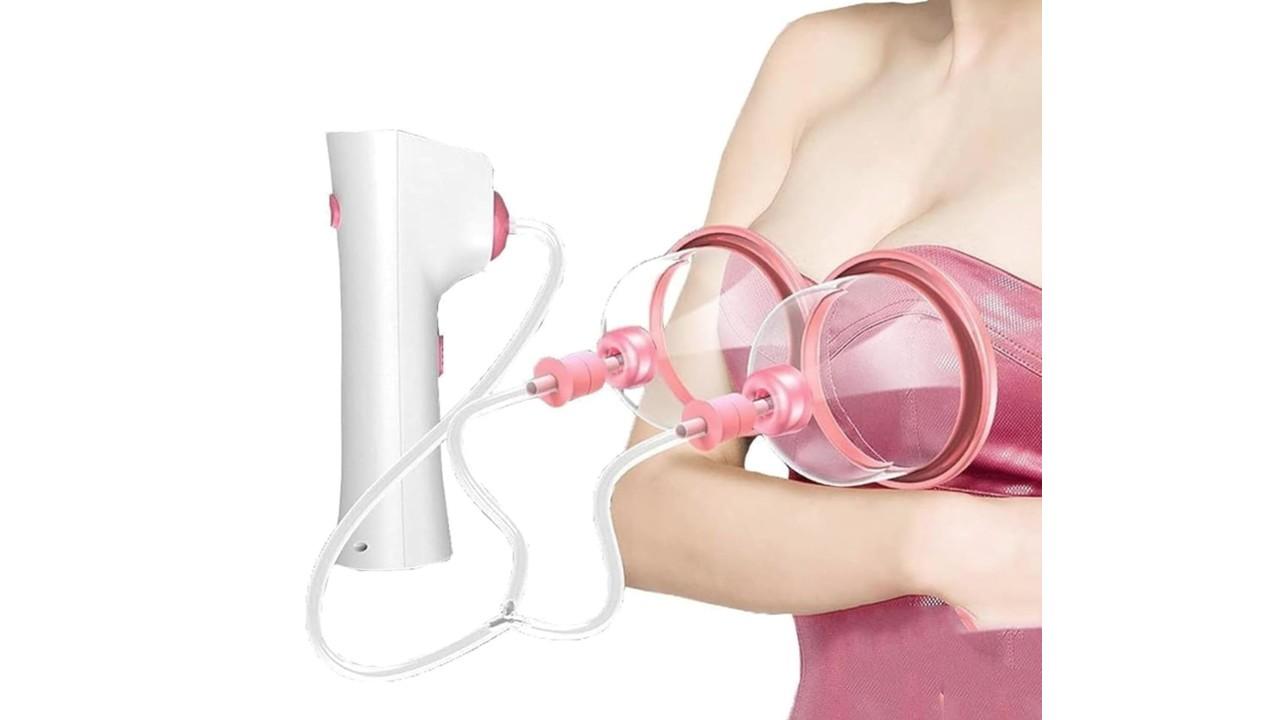 電気乳首乳房増強真空マッサージャーバストアップ吸引器