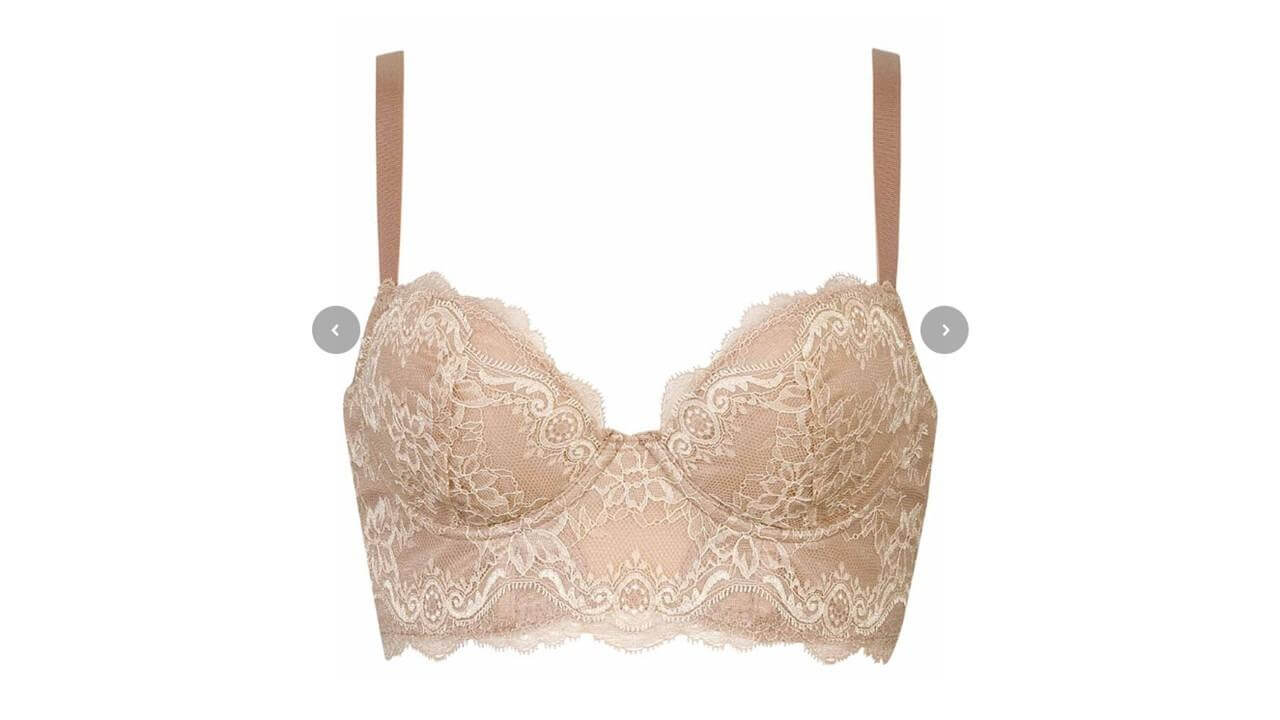 ワコール 高補正ミドリフ丈ブラ 3/4カップブラ